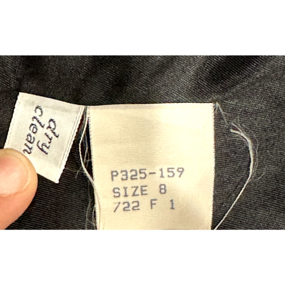 Vintage PENDLETON Black Petite Suit Blazer 100% Virgin Wool - Size 8 - Picture 10 of 11